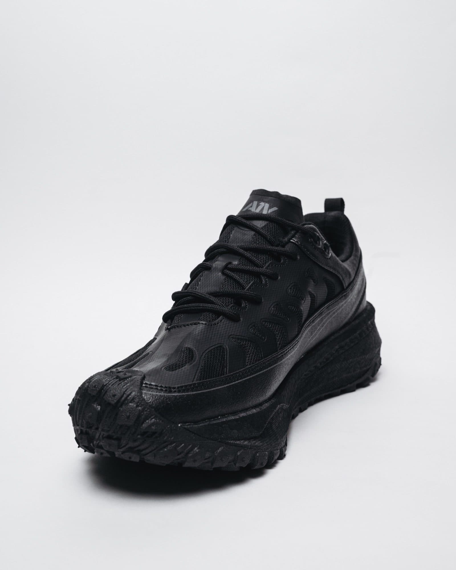 Black Lugged Trail Shoe, view 1