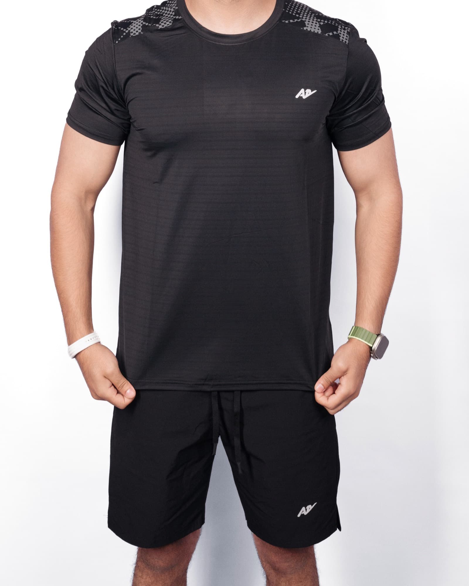 Black Back Print Tee, view 1