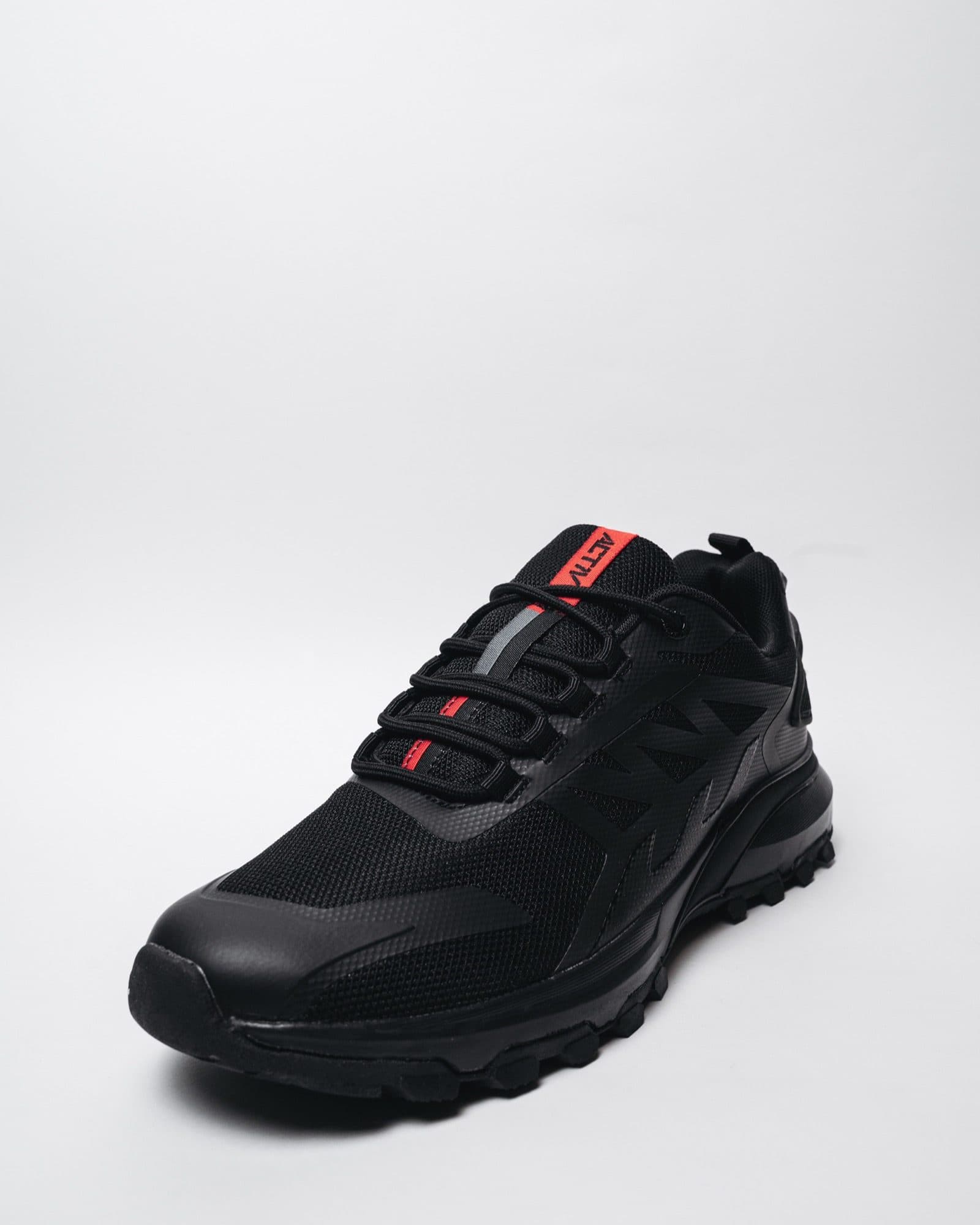 Black and Red Approach Trail Shoe, view 1