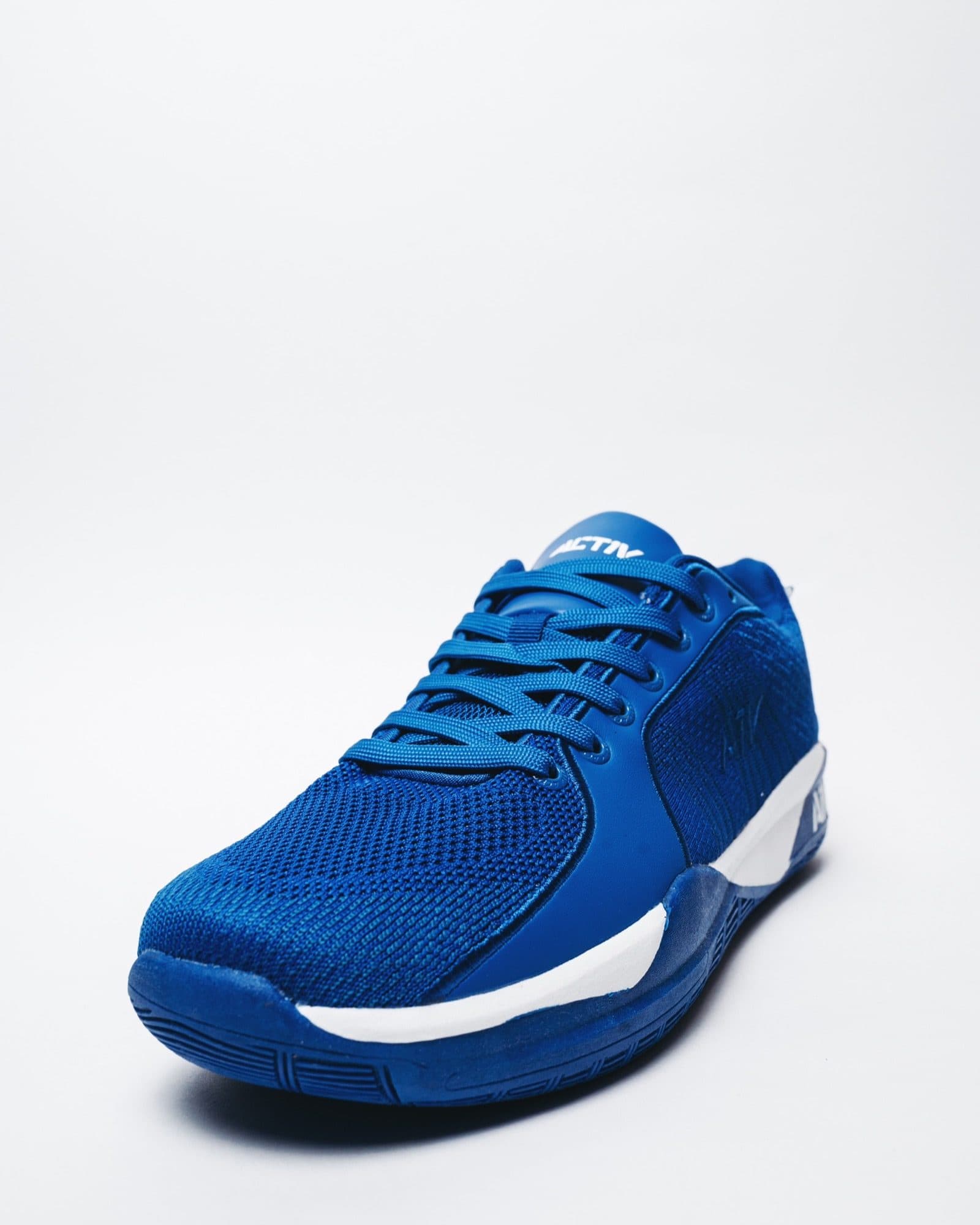 Blue Knit Court Shoe, view 1
