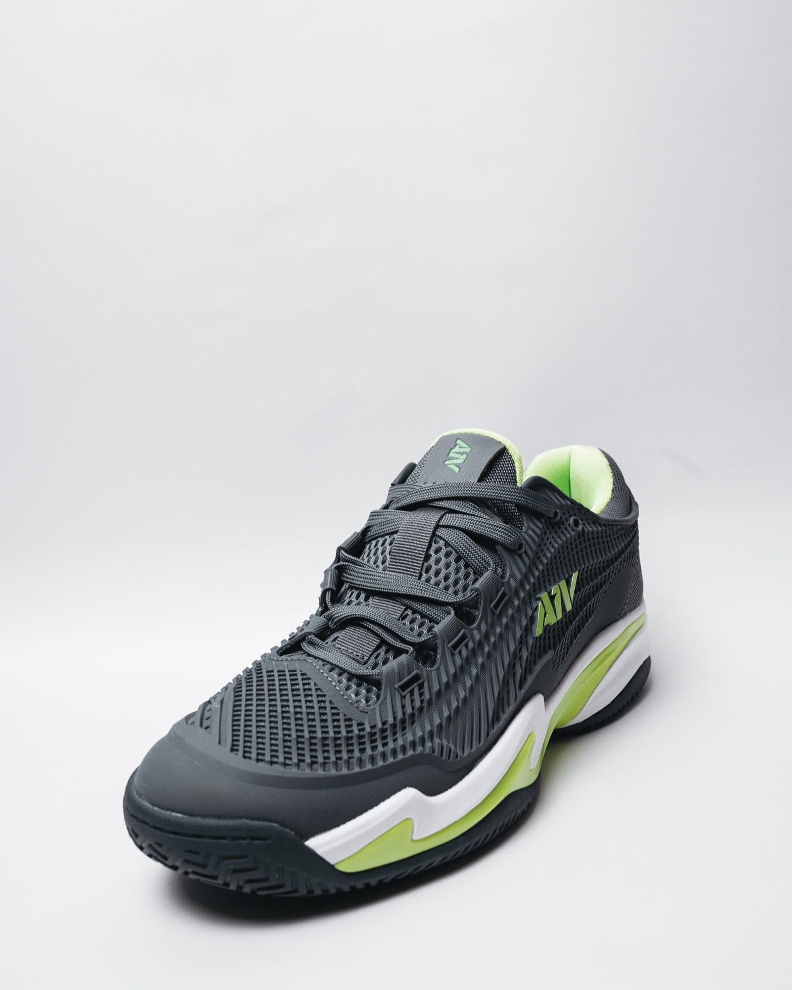 Grey and Lime Tour Court Shoe, view 1