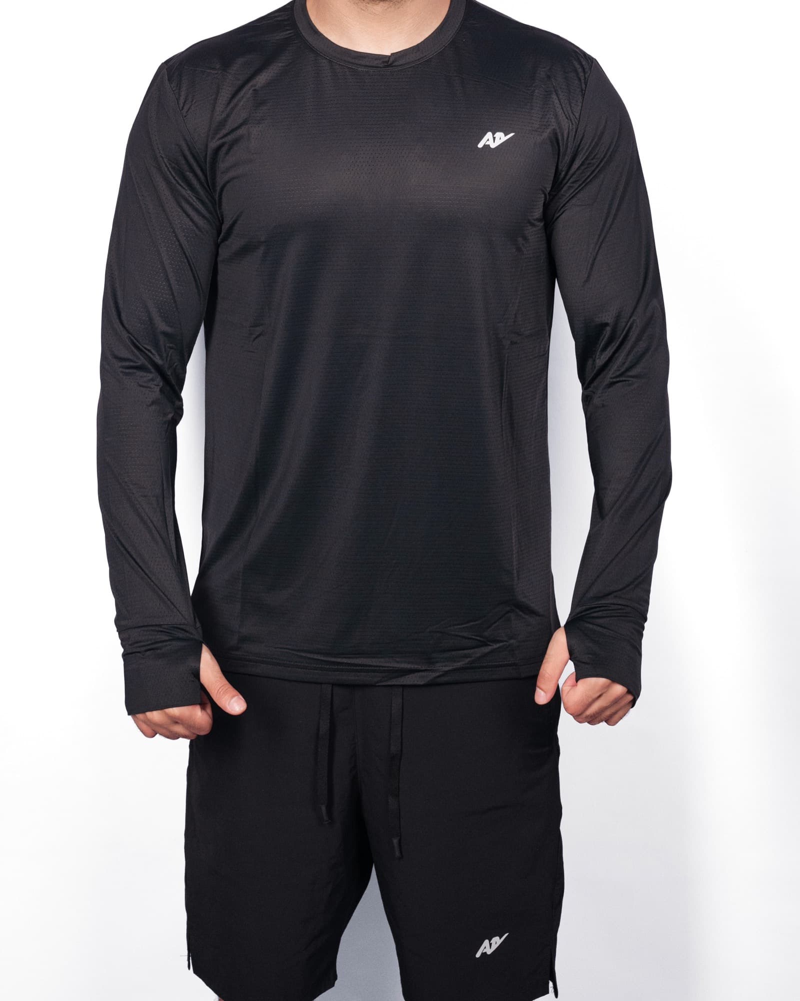 Black Long Sleeve Tee, view 1