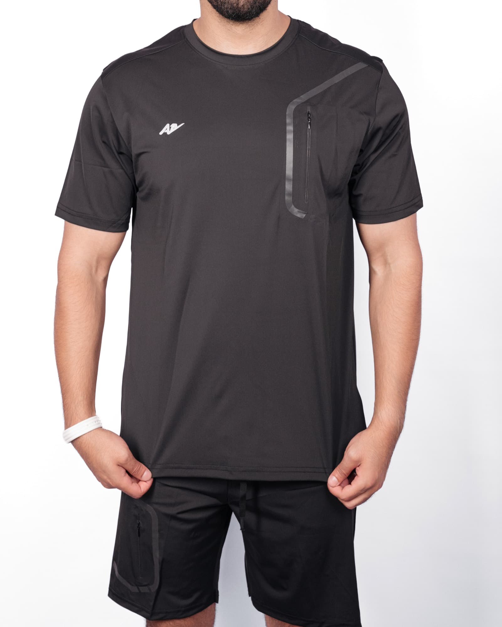 Dark Brown Pocket Tee, view 1