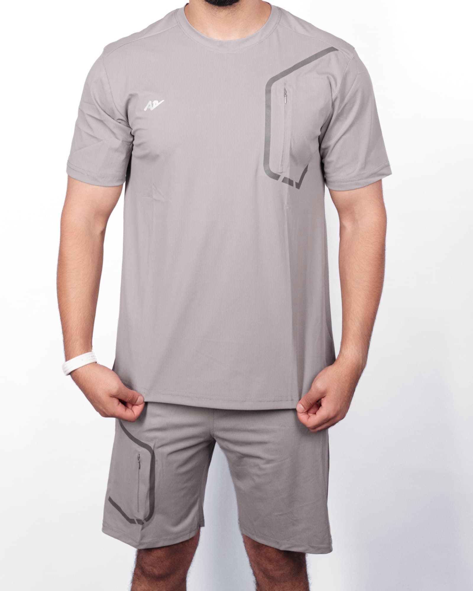Grey Pocket Tee, view 1