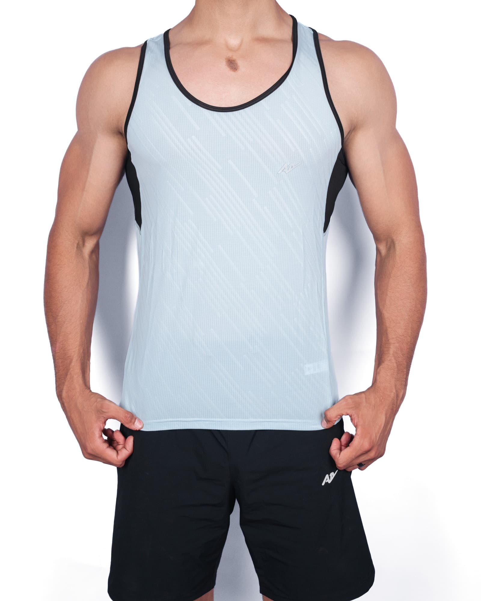 Light Blue Racerback Singlet, view 1