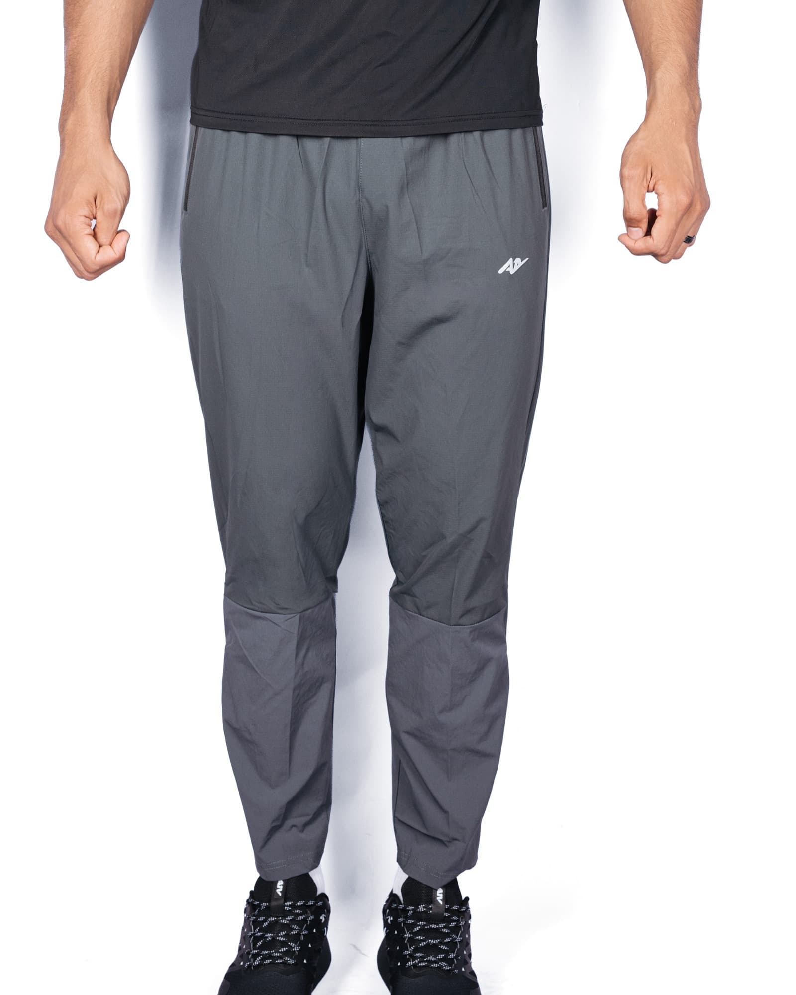 Grey Track Pants, view 1