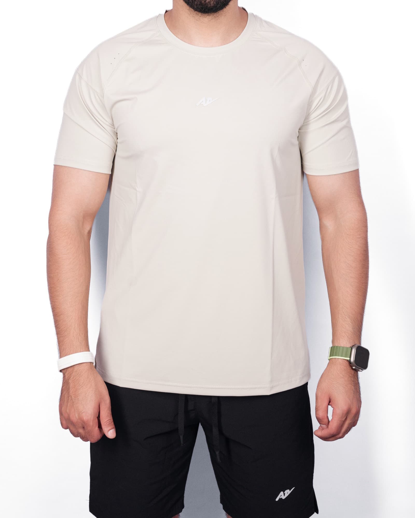 Cream Training Tee, view 1