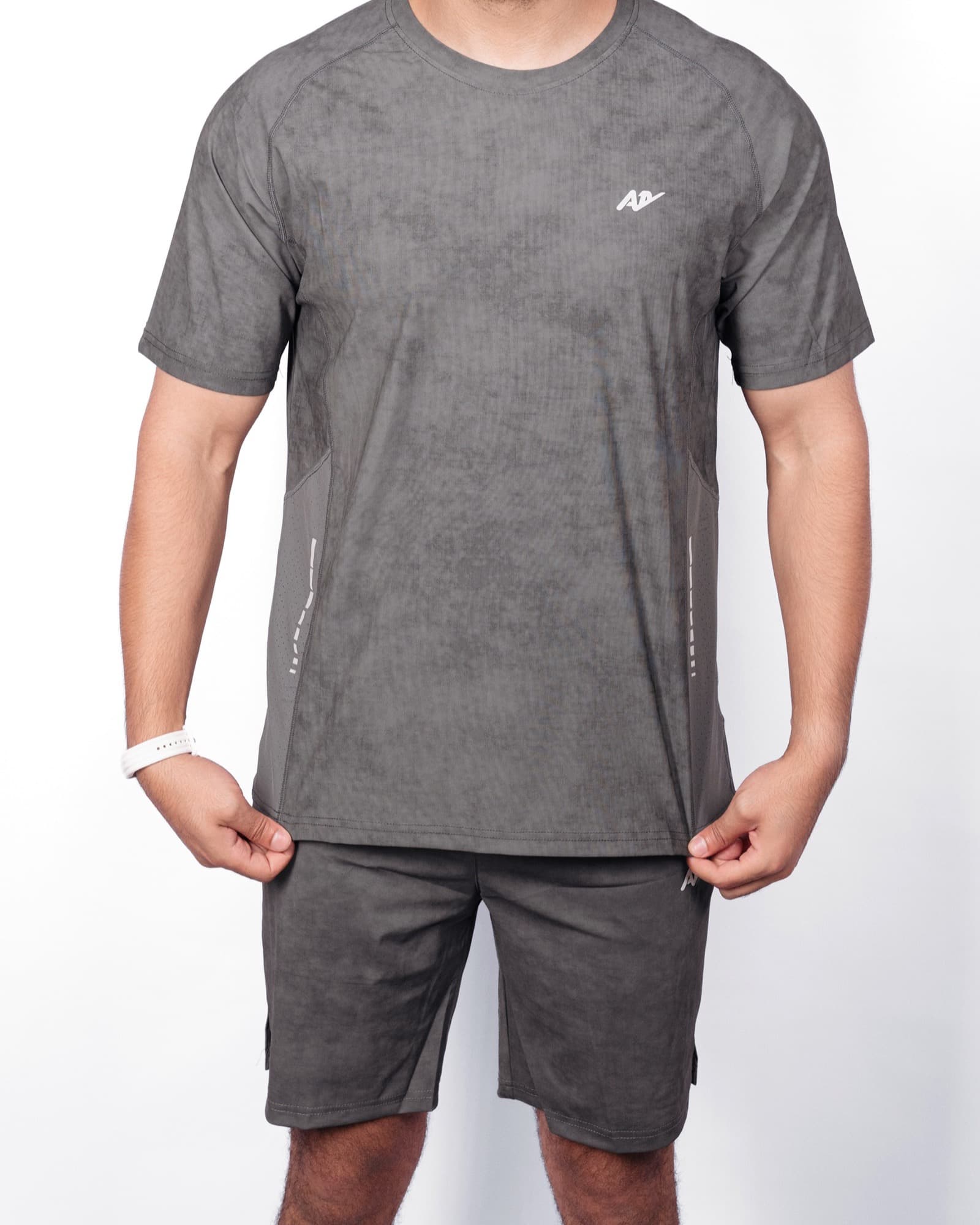 Grey Wash Training Tee, view 1