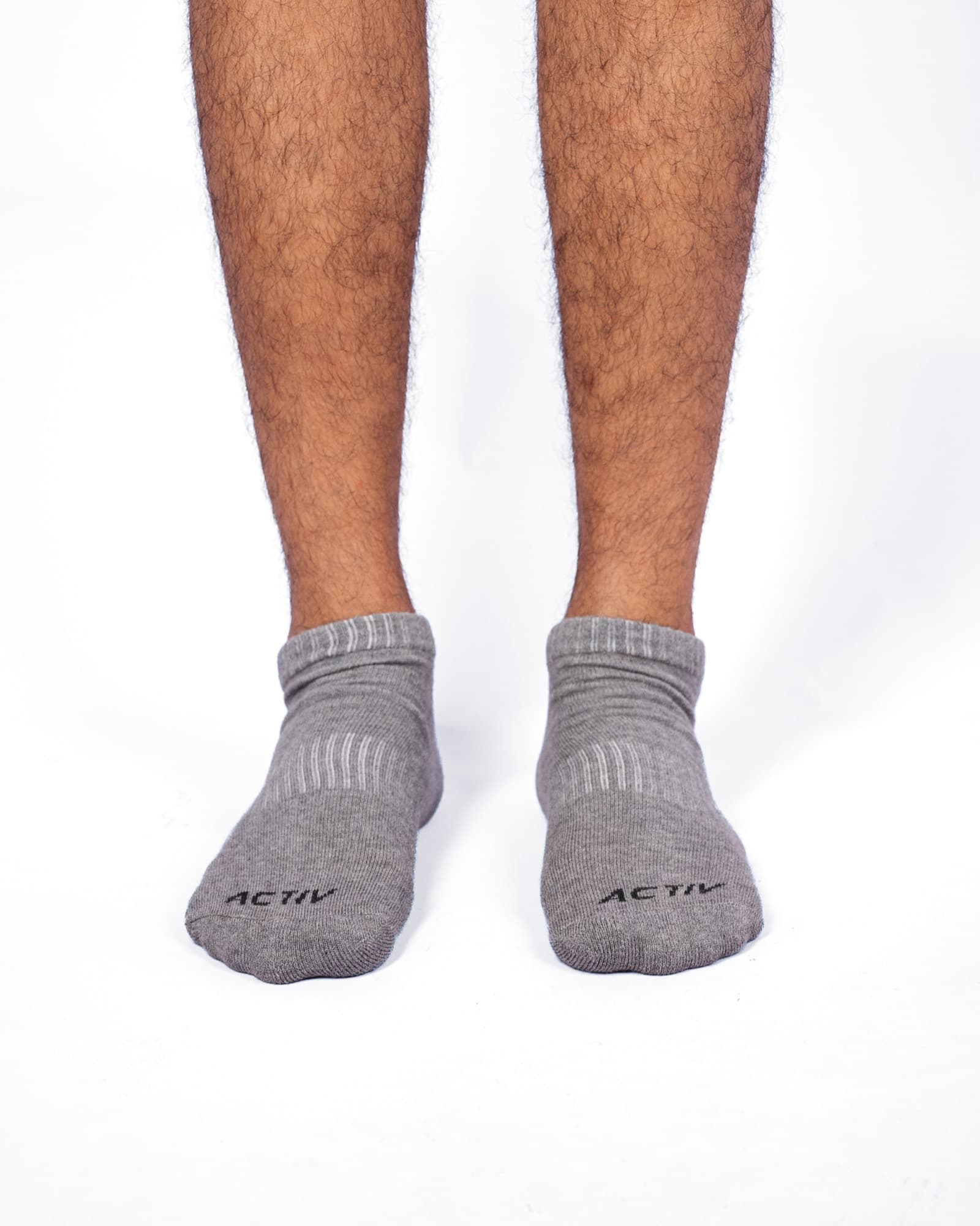 Dark Grey Activ Ankle Socks, view 1