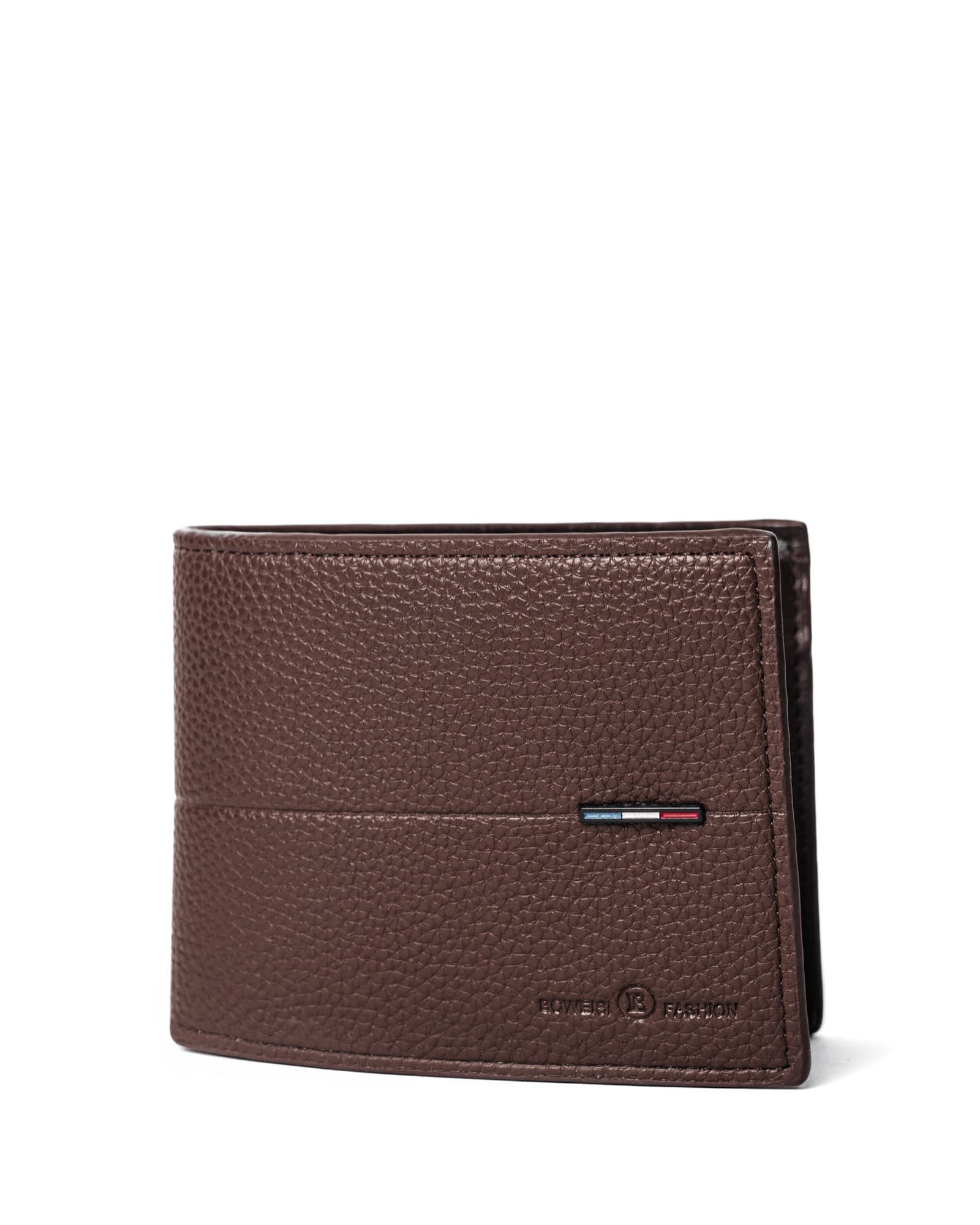 Brown Boweisi Stripe Wallet, view 1