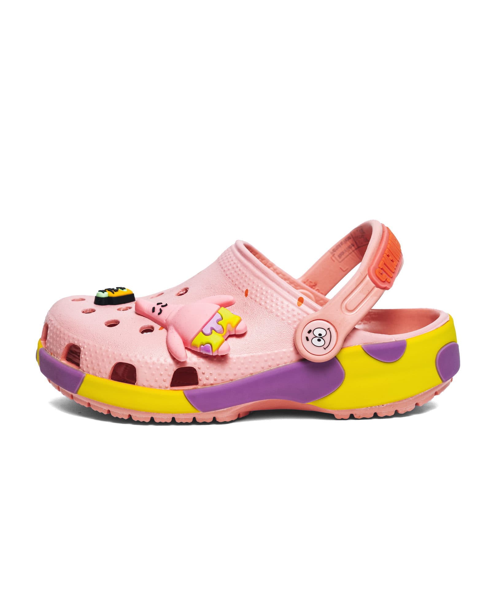 Pink Kids Crocs, view 1