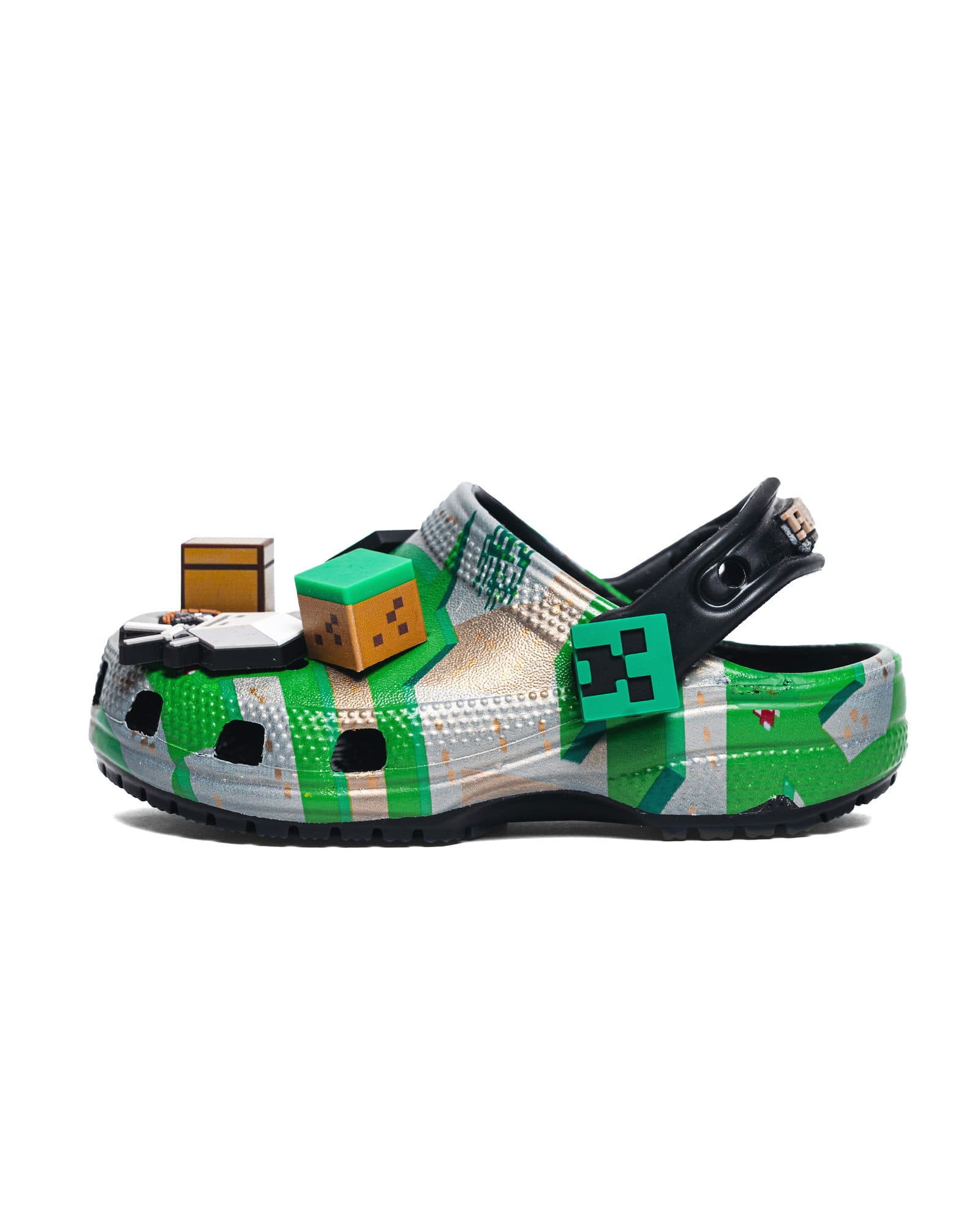 Minecraft Green Kids Crocs, view 1