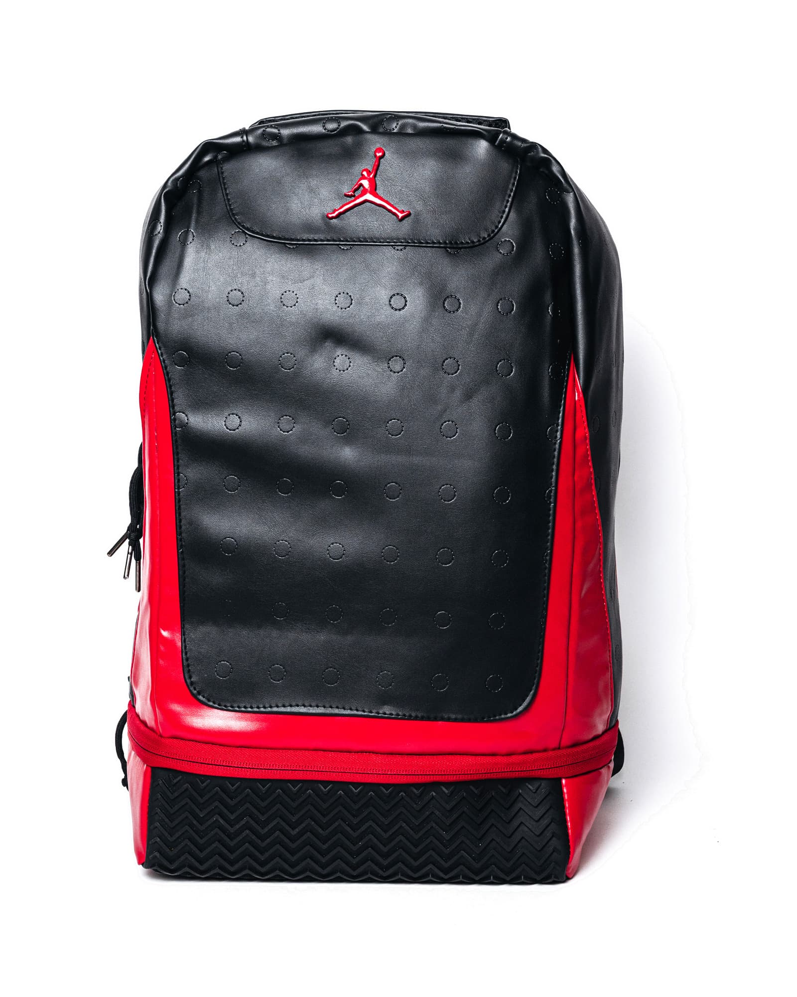 Black and Red Jordan Backpack, view 1