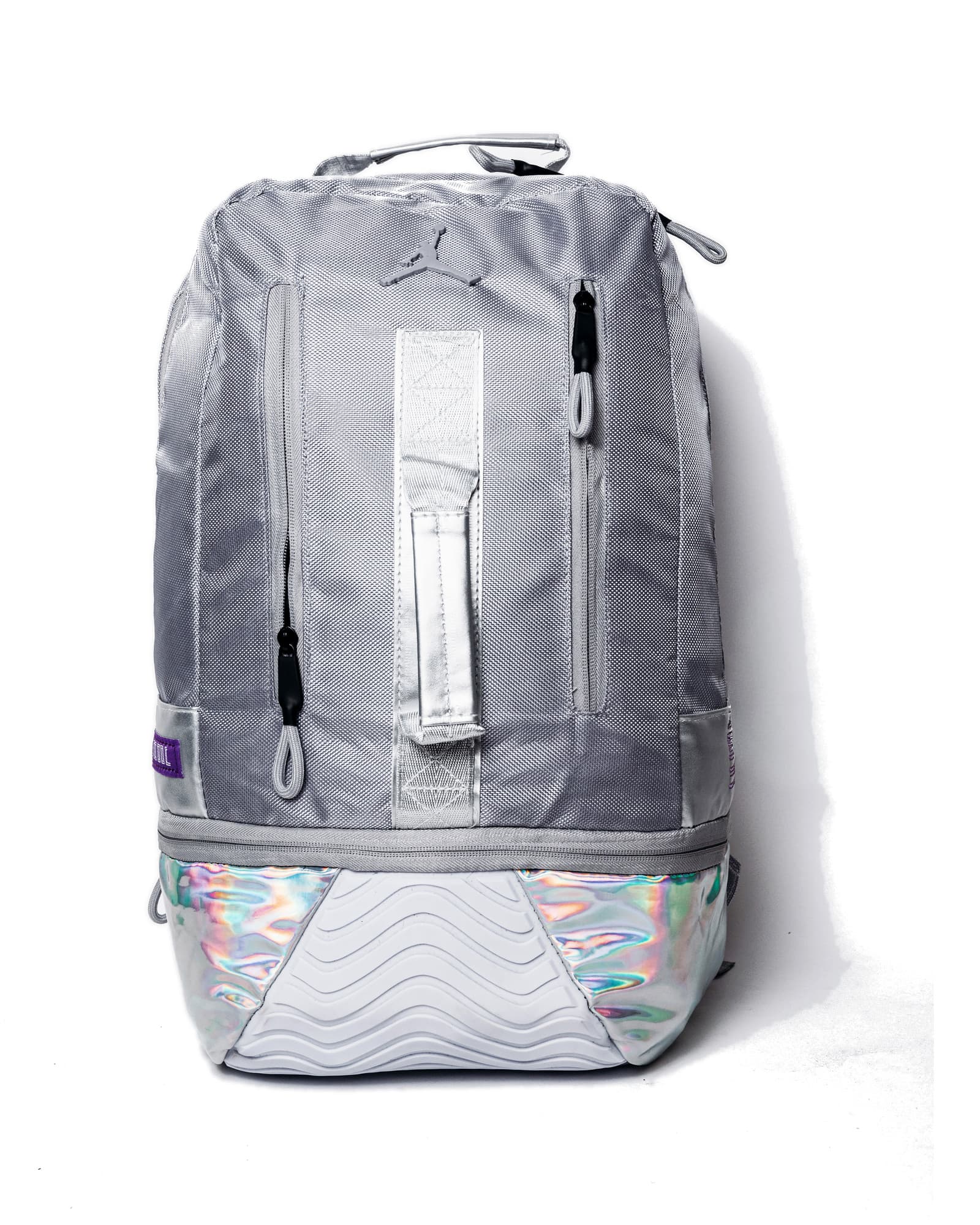 Grey Jordan Backpack, view 1