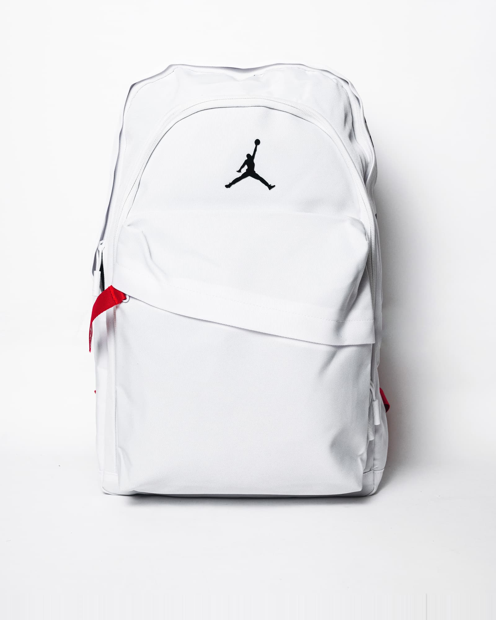 White and Red Jordan Backpack, view 1