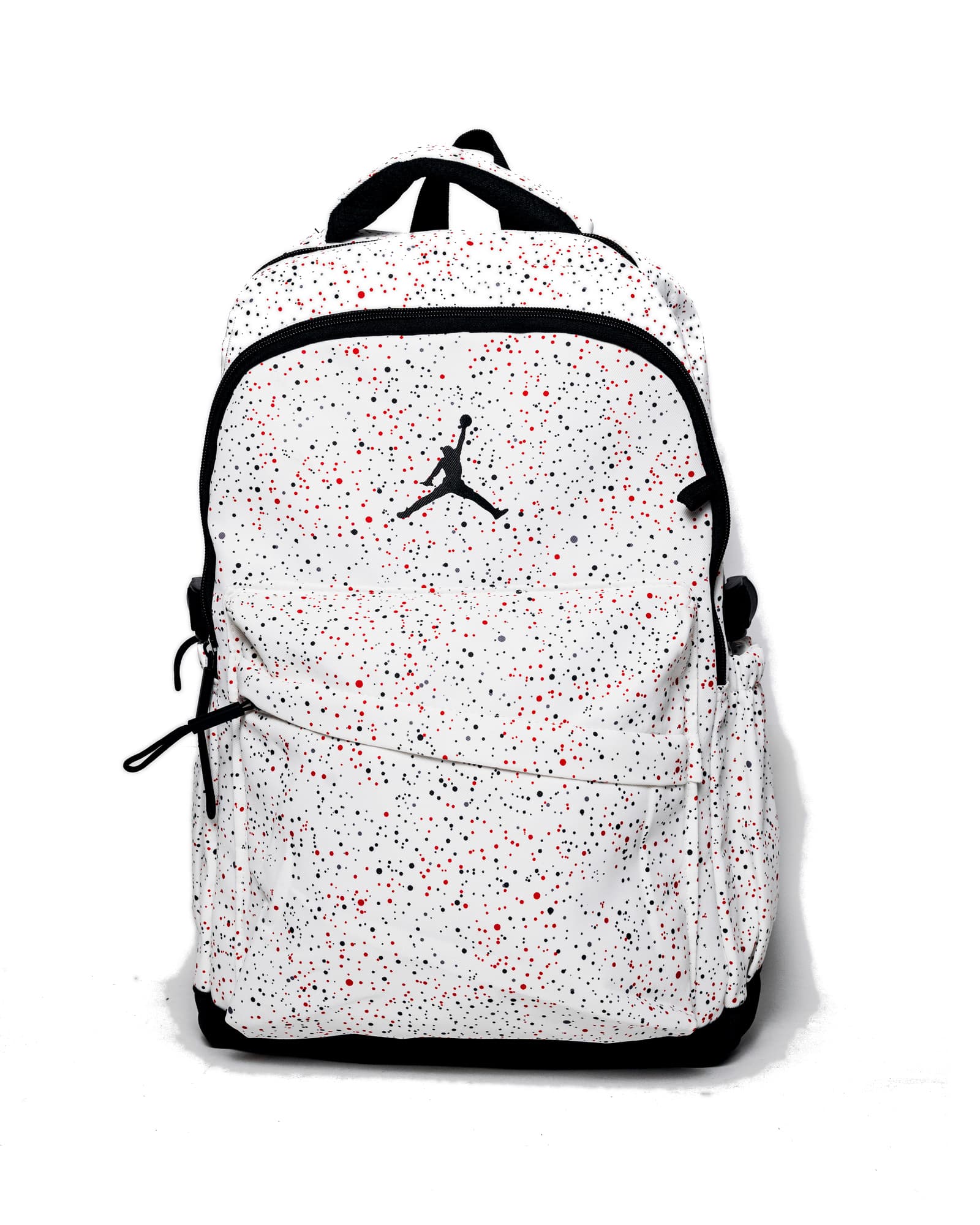 White Speckle Jordan Backpack, view 1
