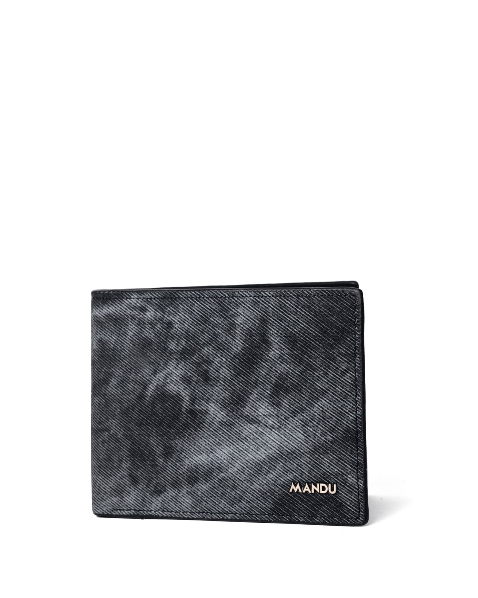 Blue Denim Mandu Bifold Wallet, view 1