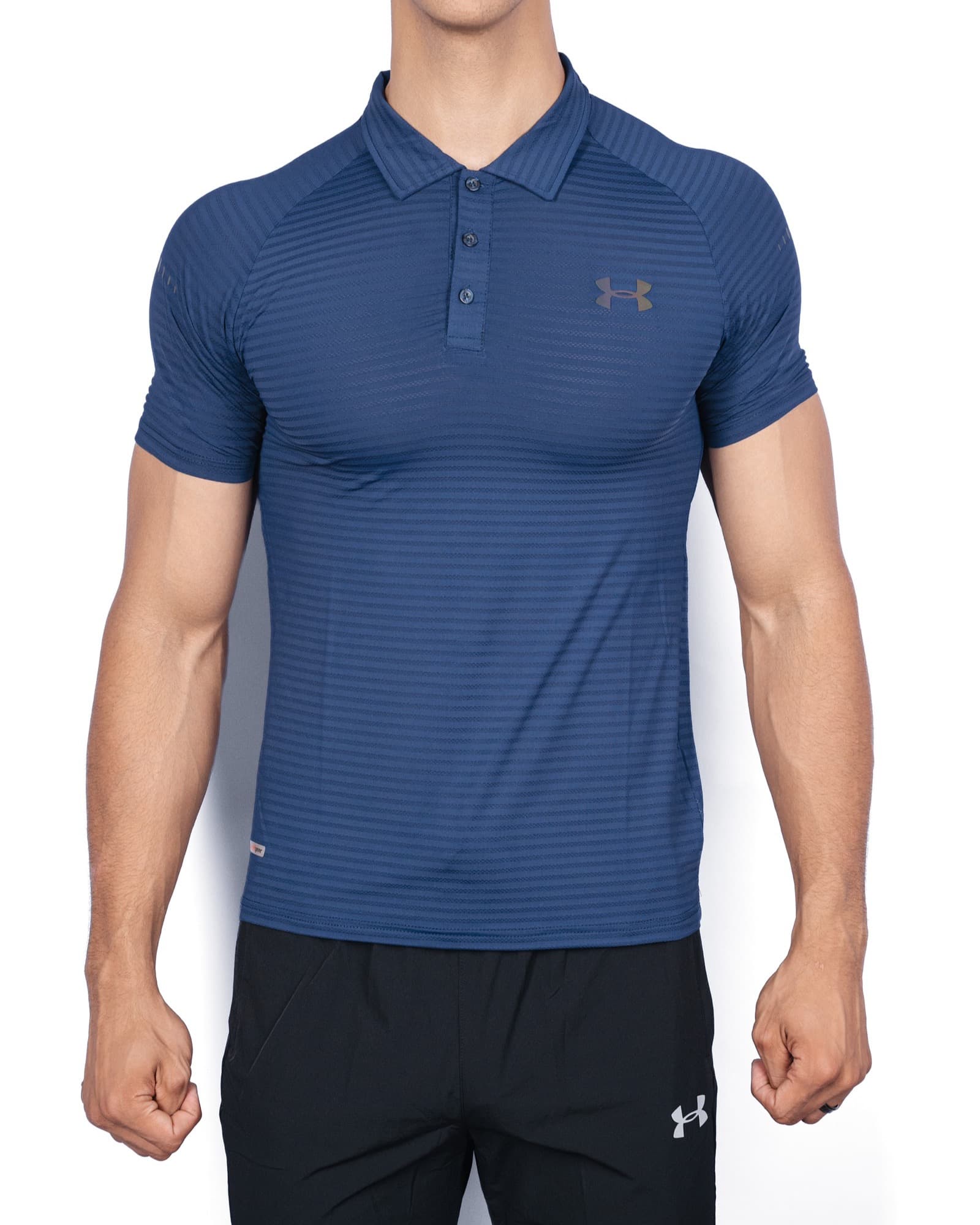 Navy Under Armour Polo, view 1